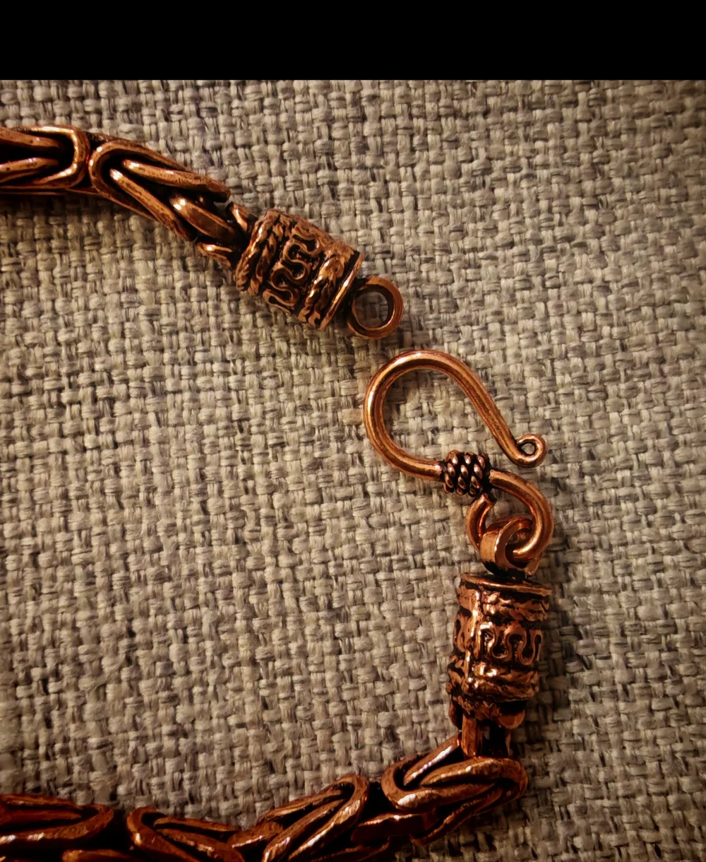 Antiqued Copper Plated Bracelet - Unisex